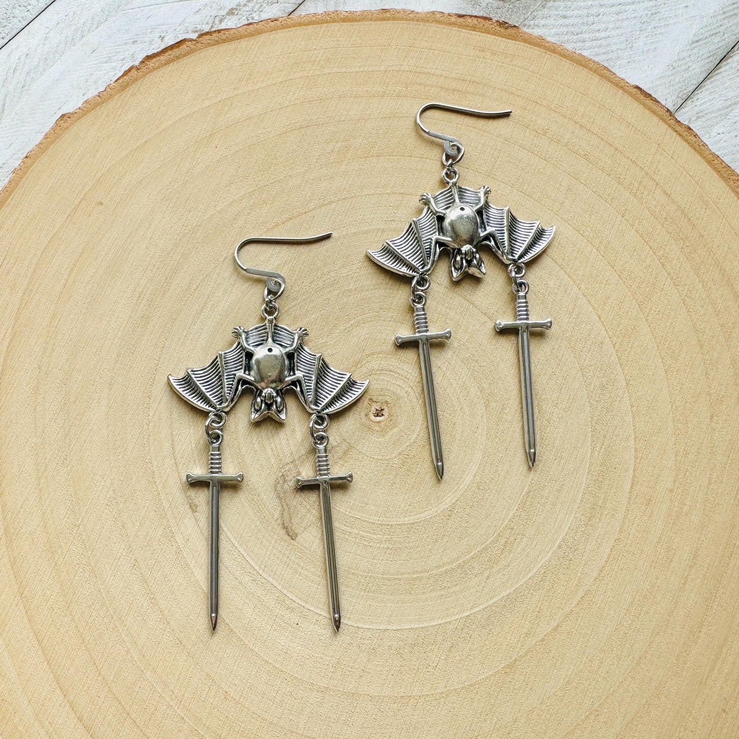 Bat Sword earrings