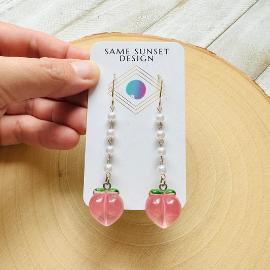Peach Earrings