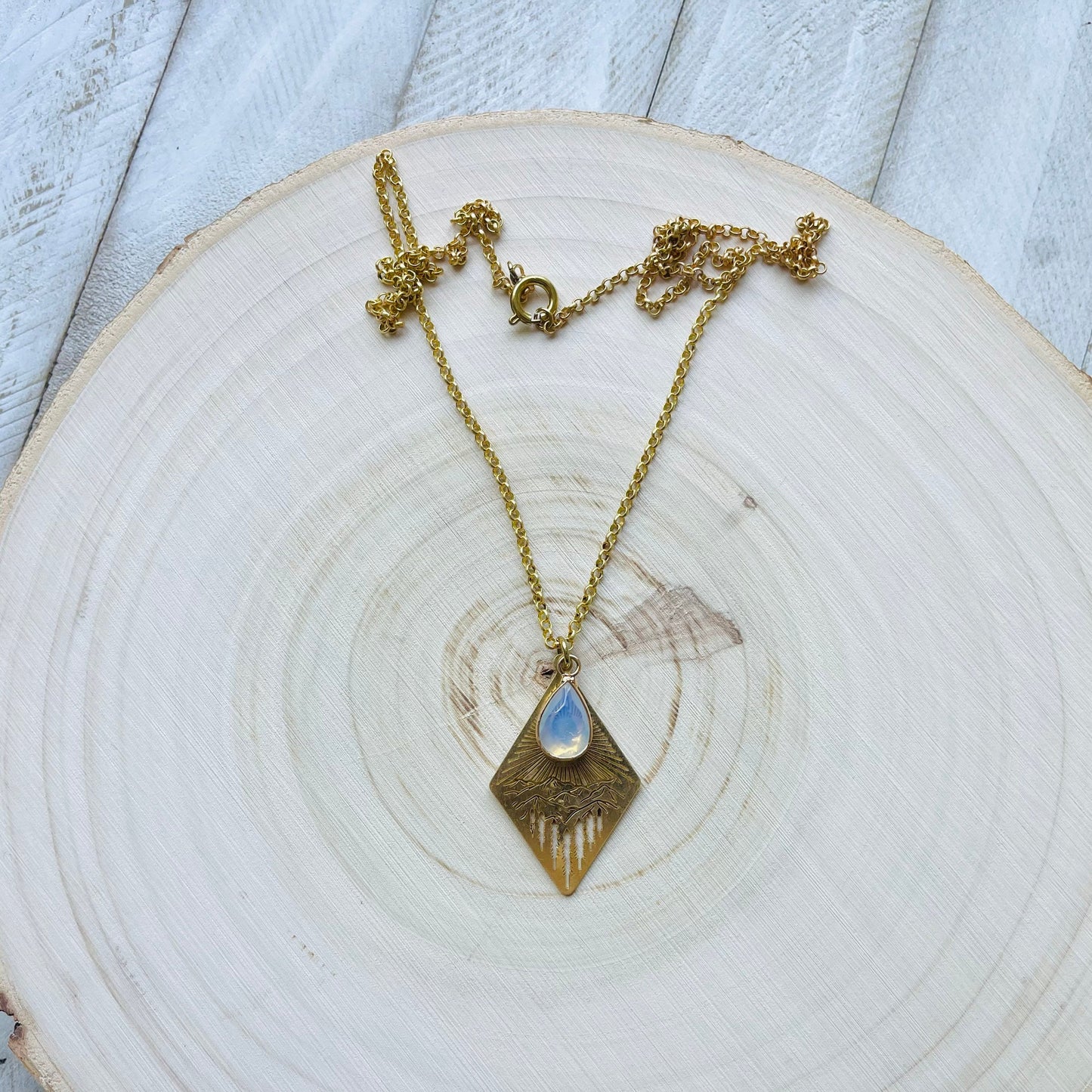 Opalite Mountain Necklace