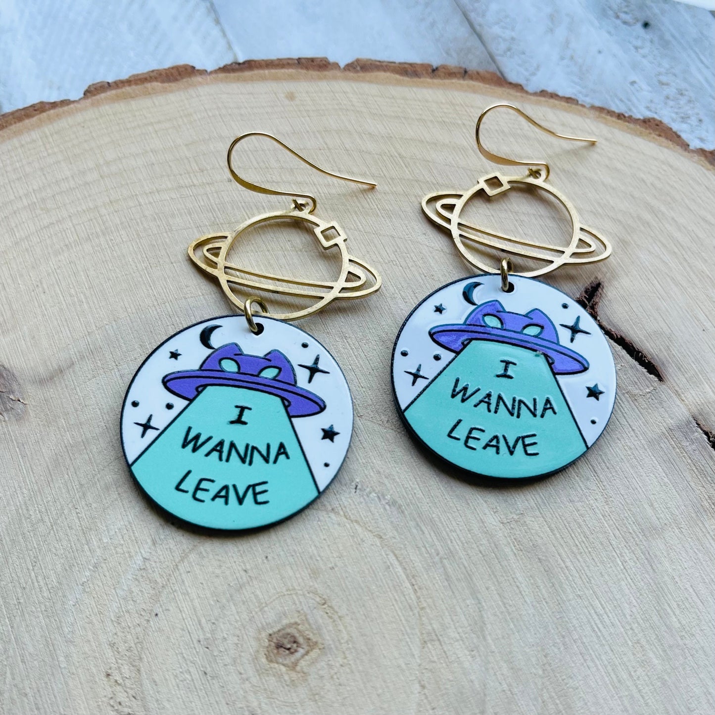 UFO Earrings