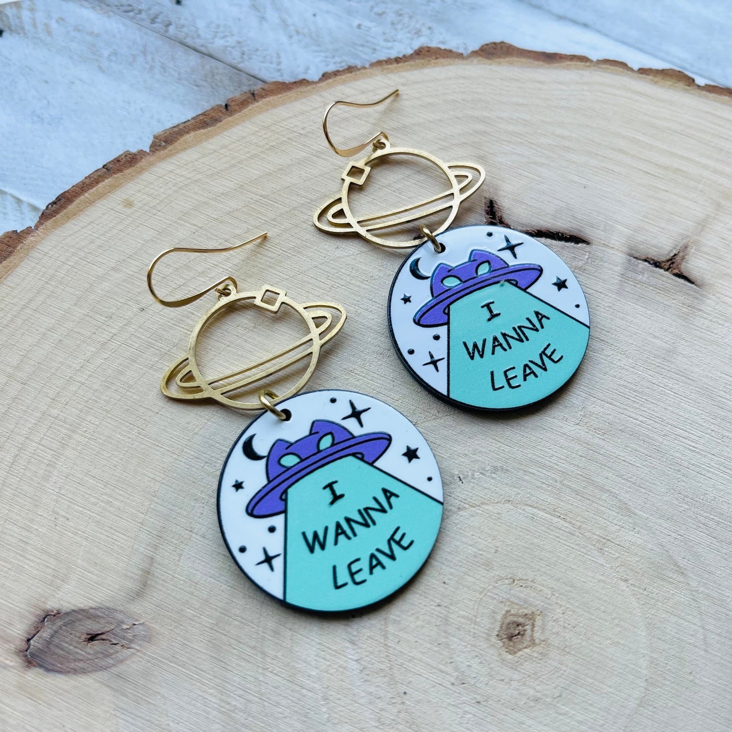 UFO Earrings