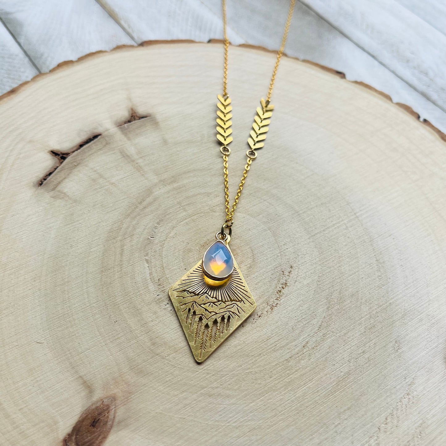 Opalite Mountain Necklace