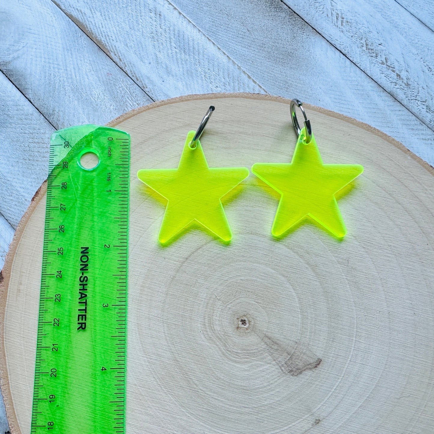 Star Huggie Hoop Earrings