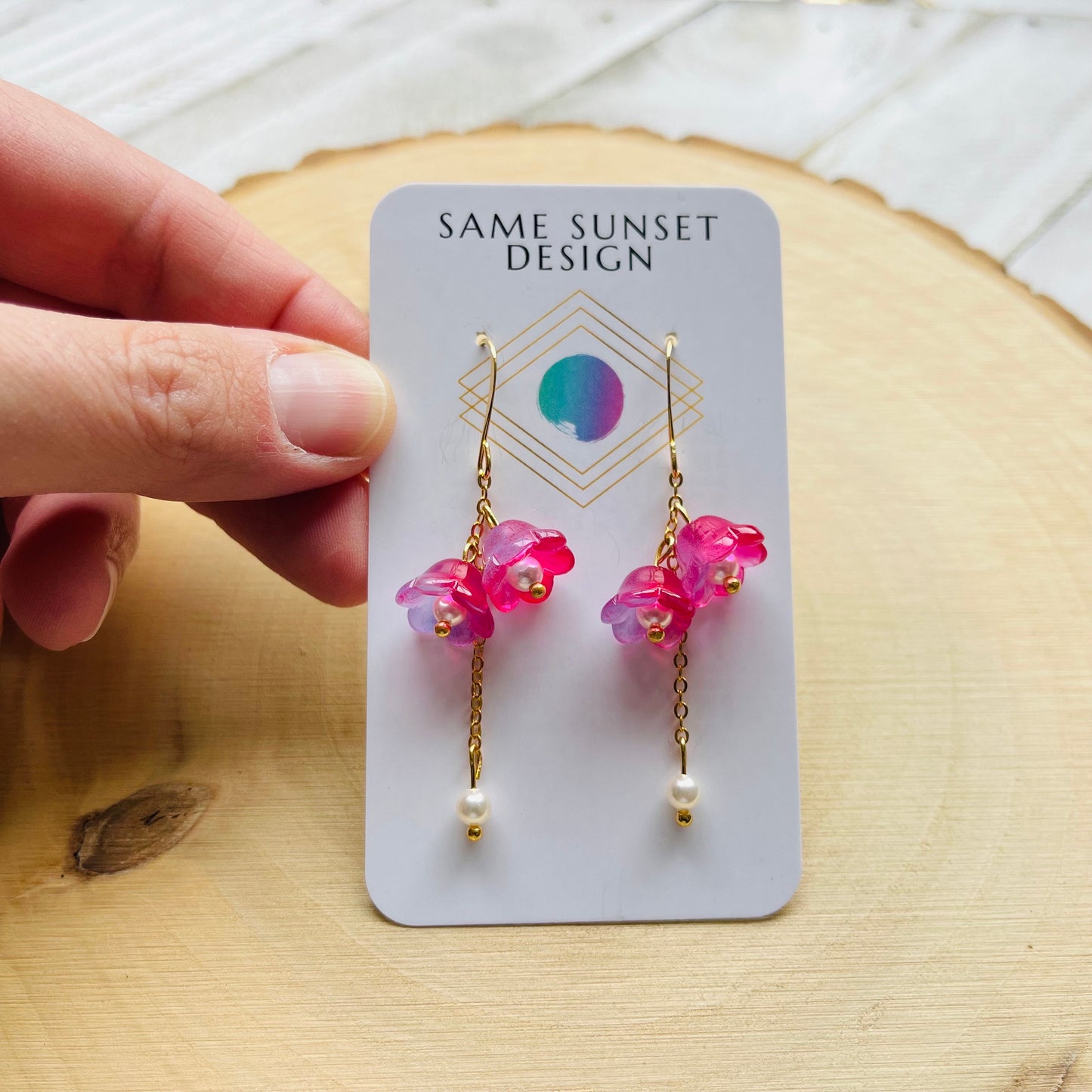 Flower Pearl Earrings