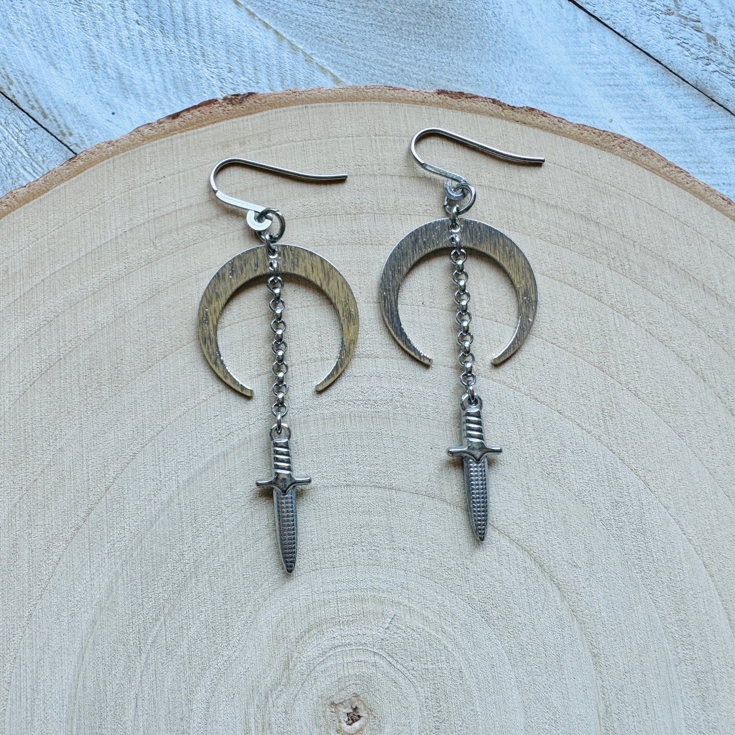 Moon Dagger Earrings