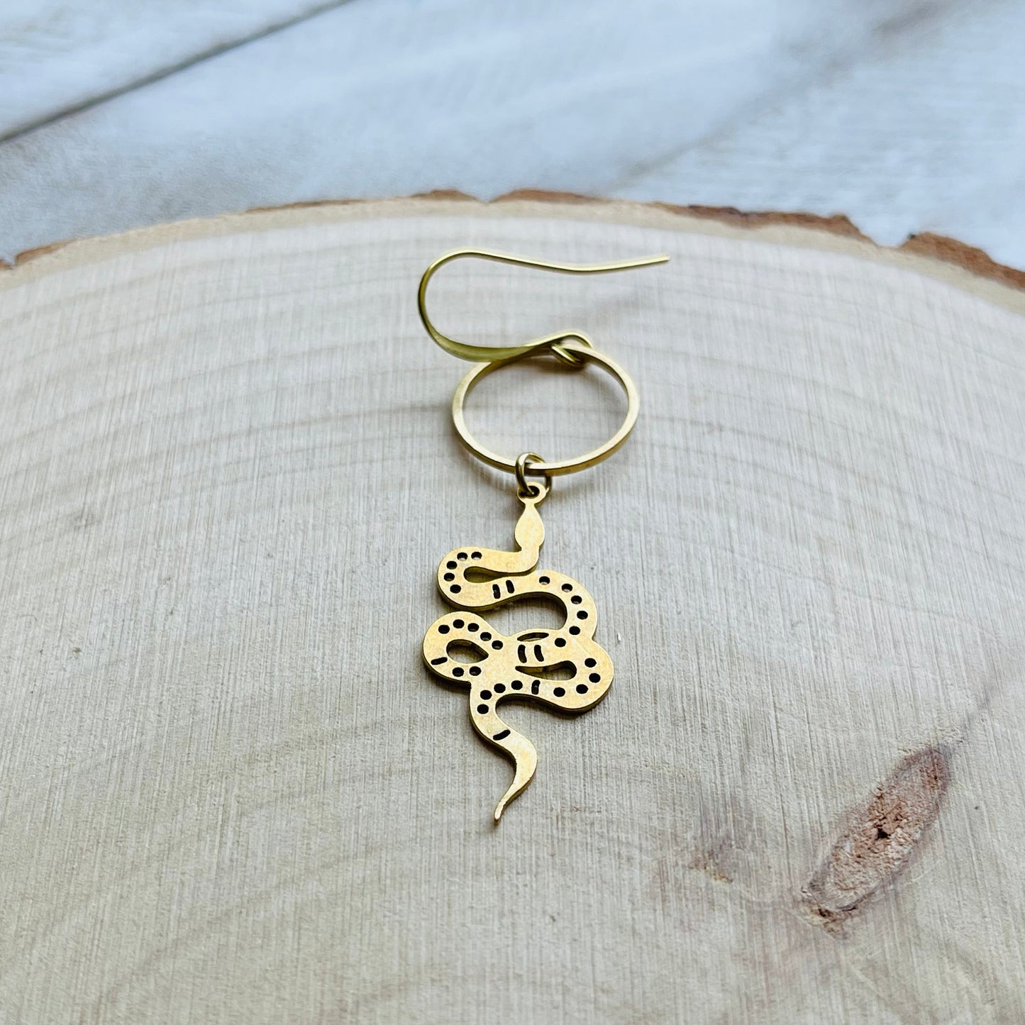 Single Snake Earring