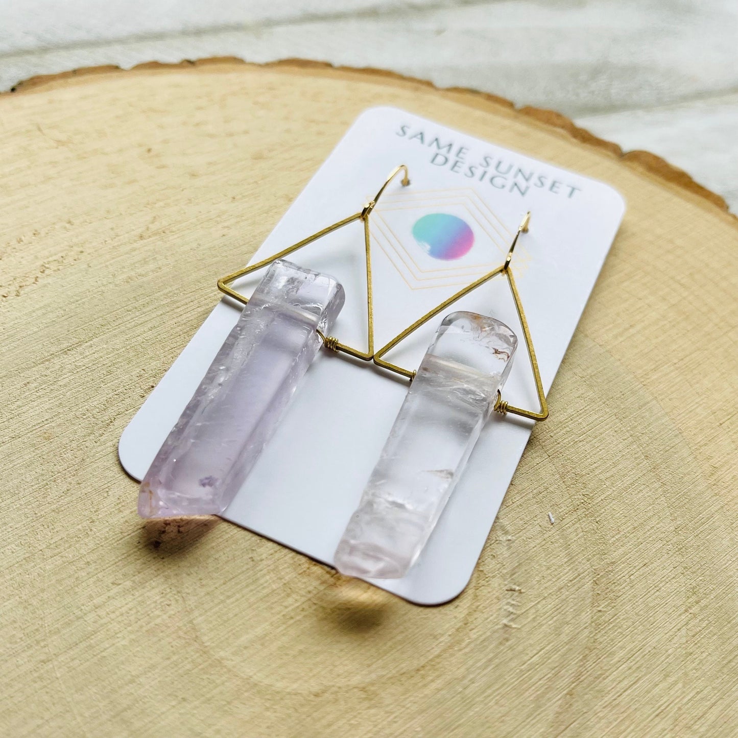 Amethyst Earrings Dangle