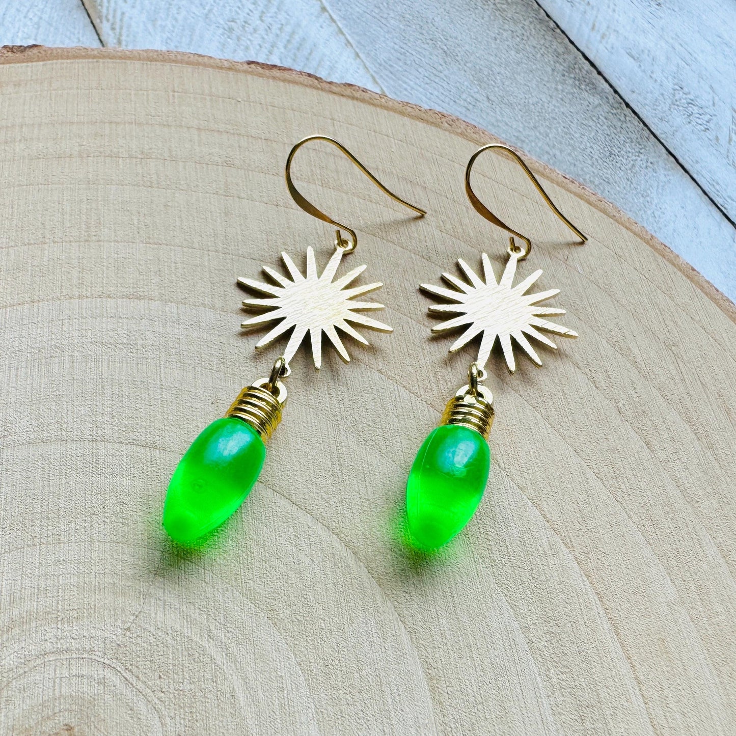 Christmas Light Earrings