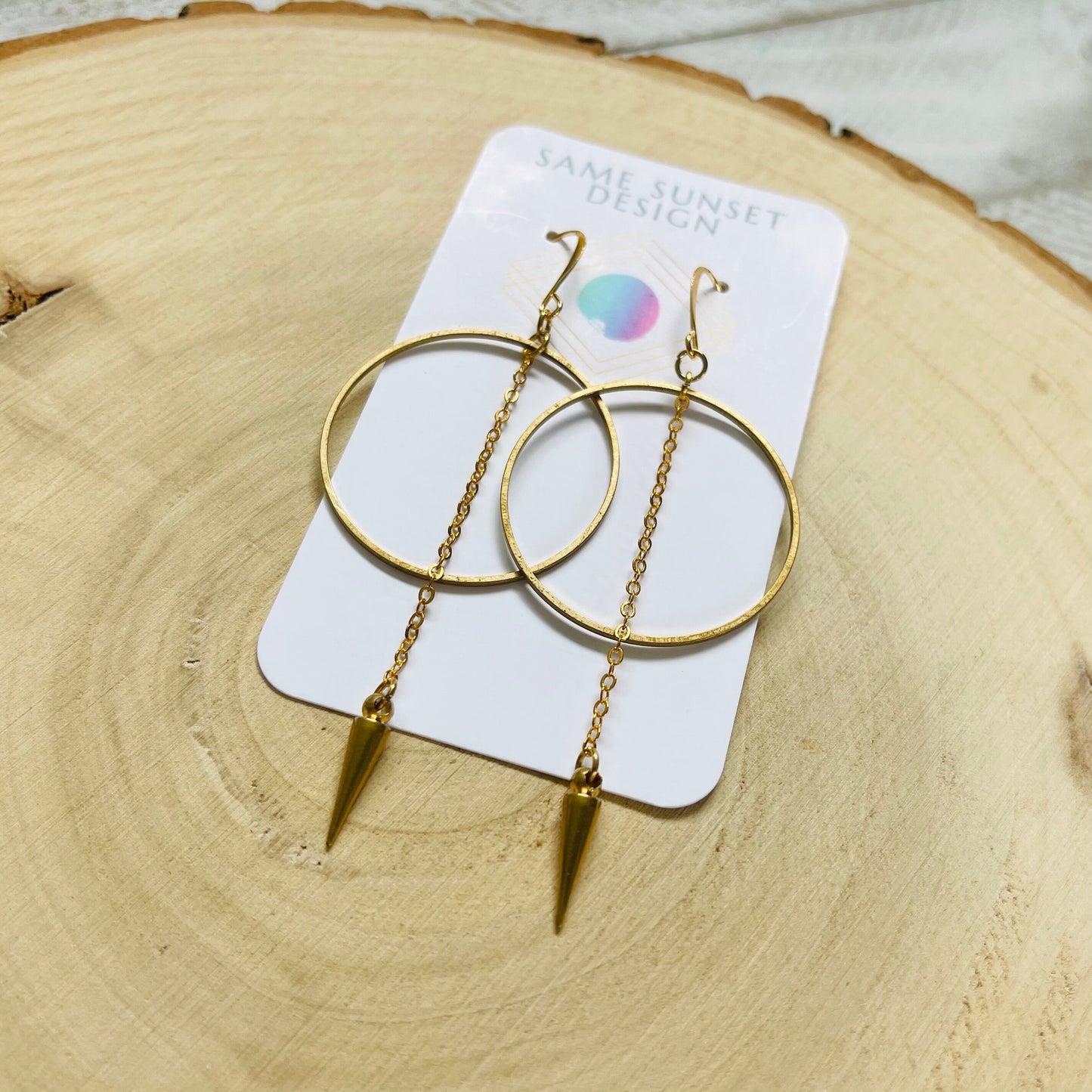 Spike Hoop Earrings