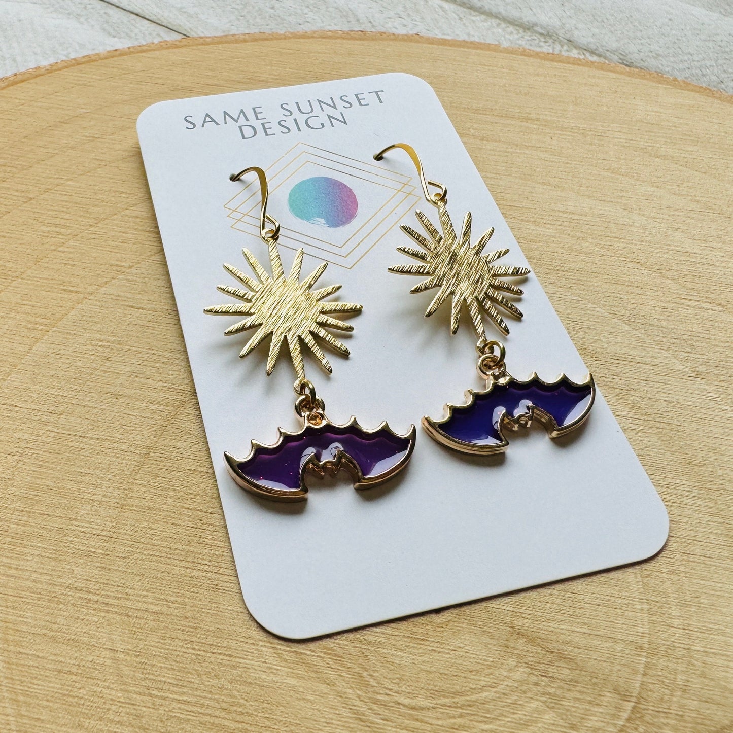 Bat Earrings