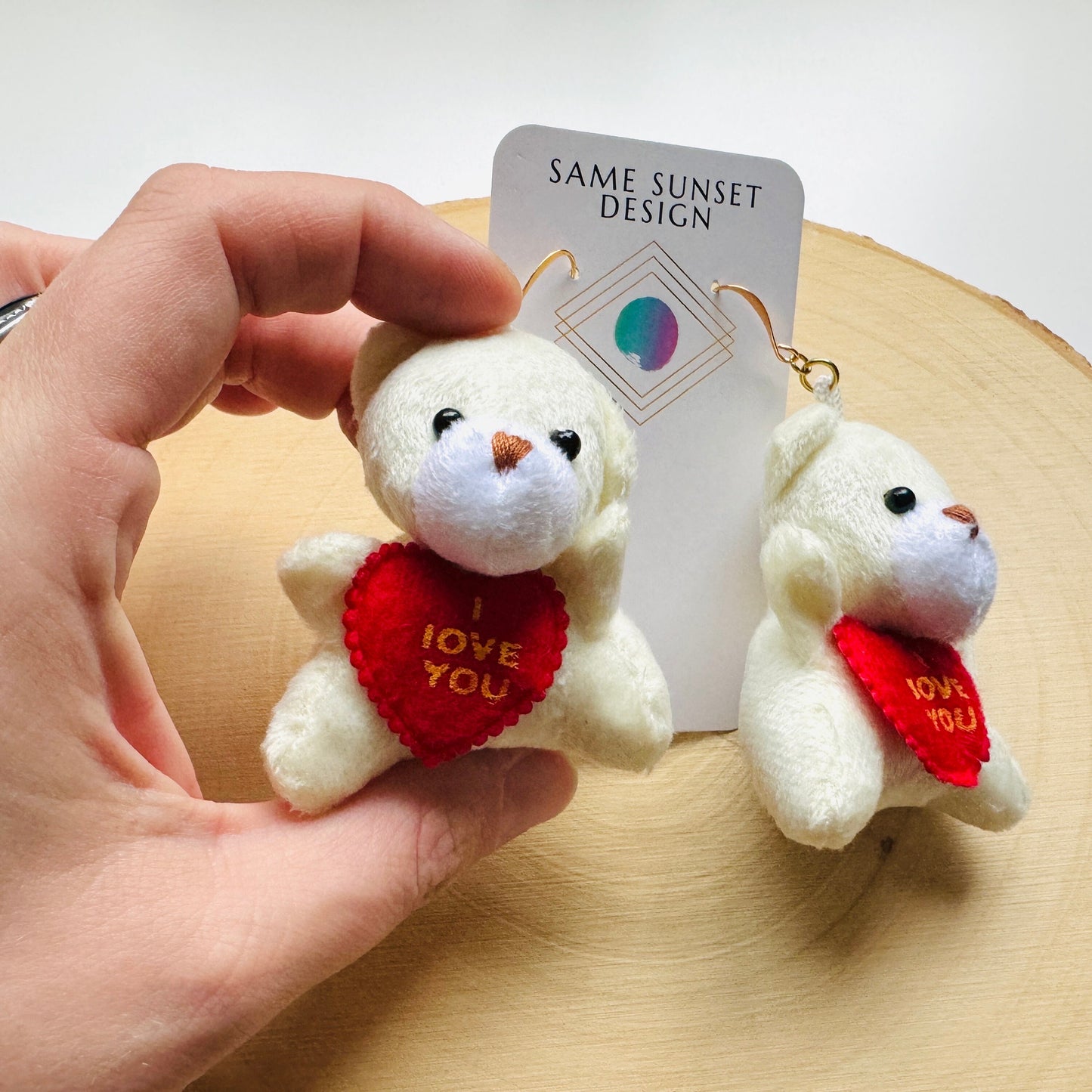 Teddy Bear Earrings
