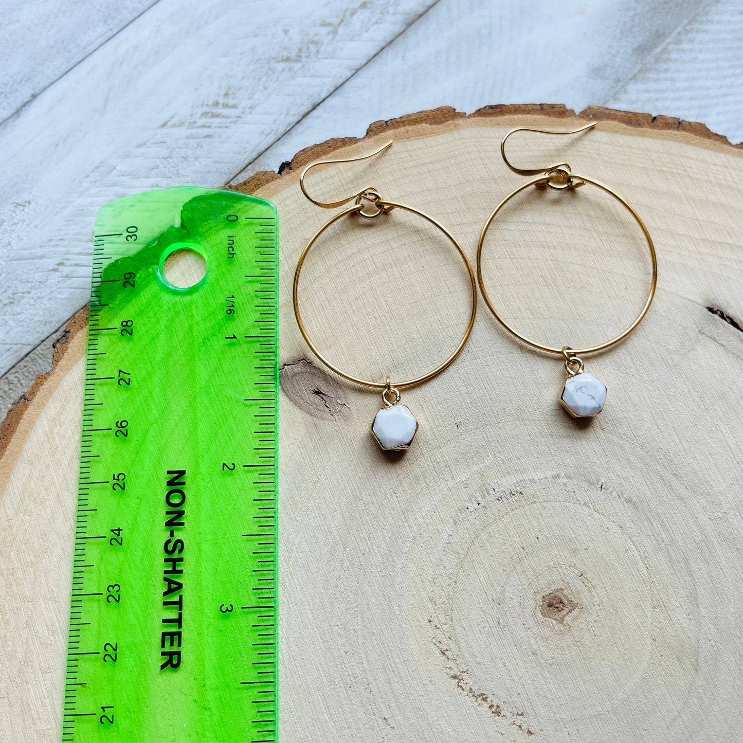 Howlite Earrings