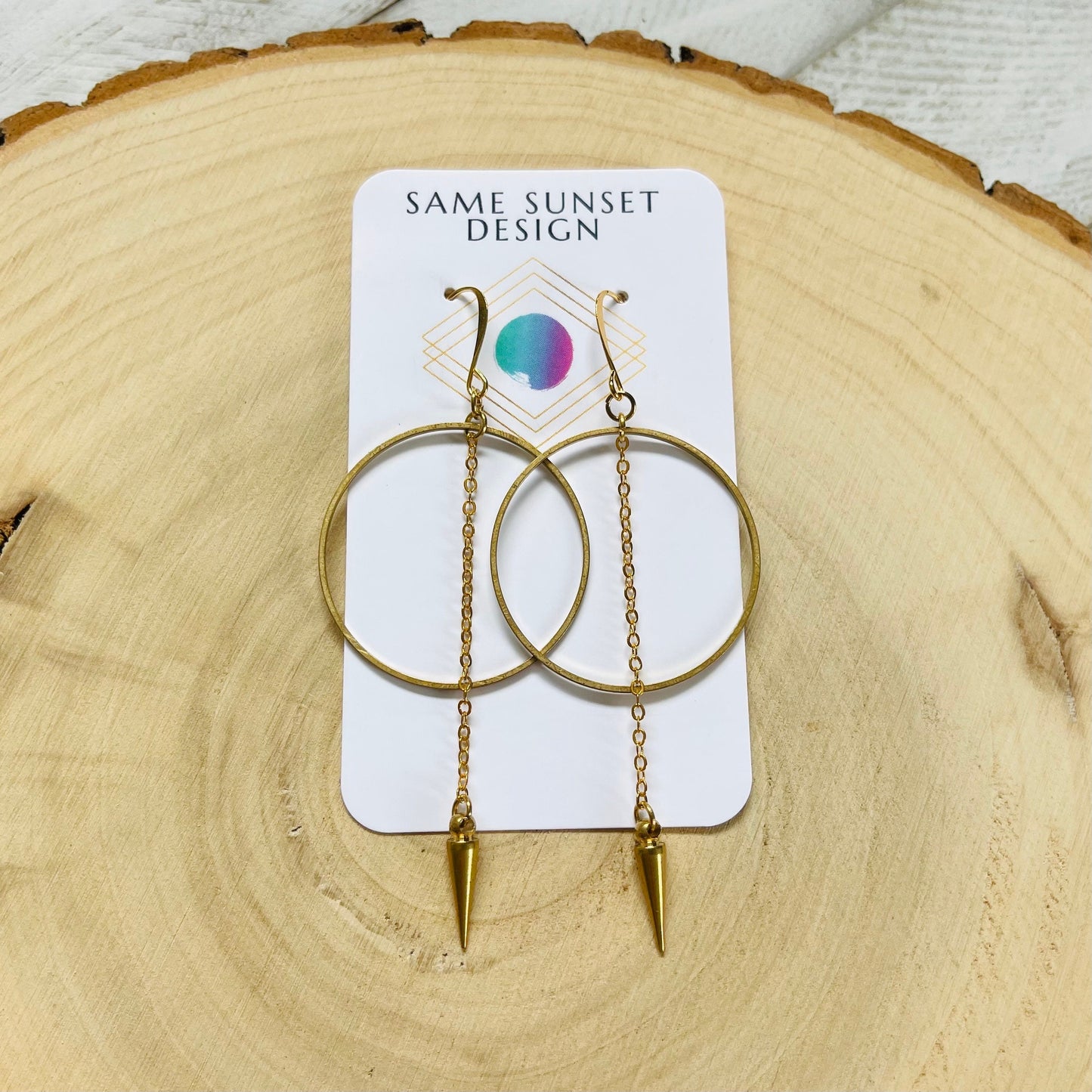 Spike Hoop Earrings