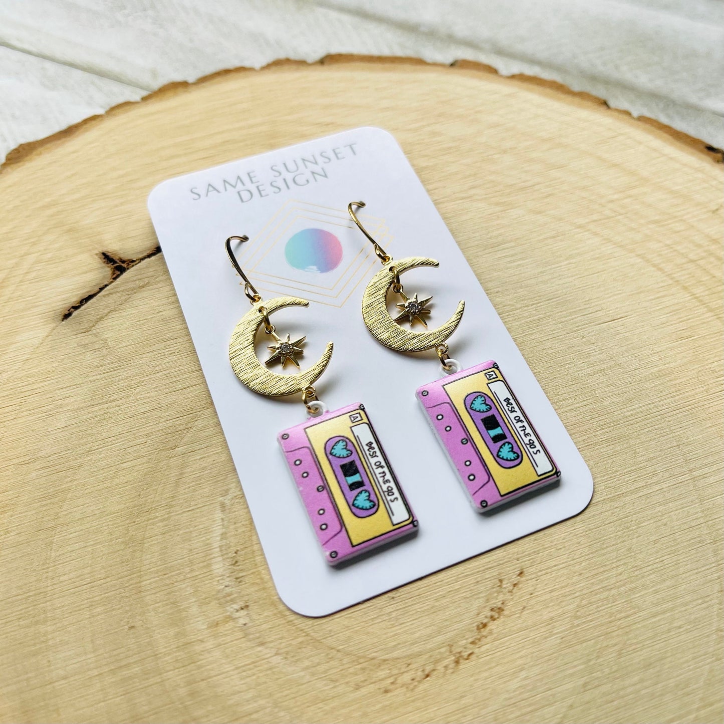 Cassette Tape Earrings