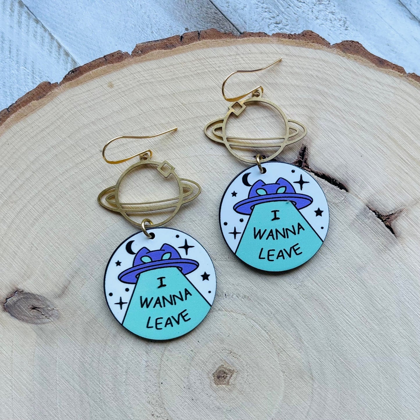 UFO Earrings
