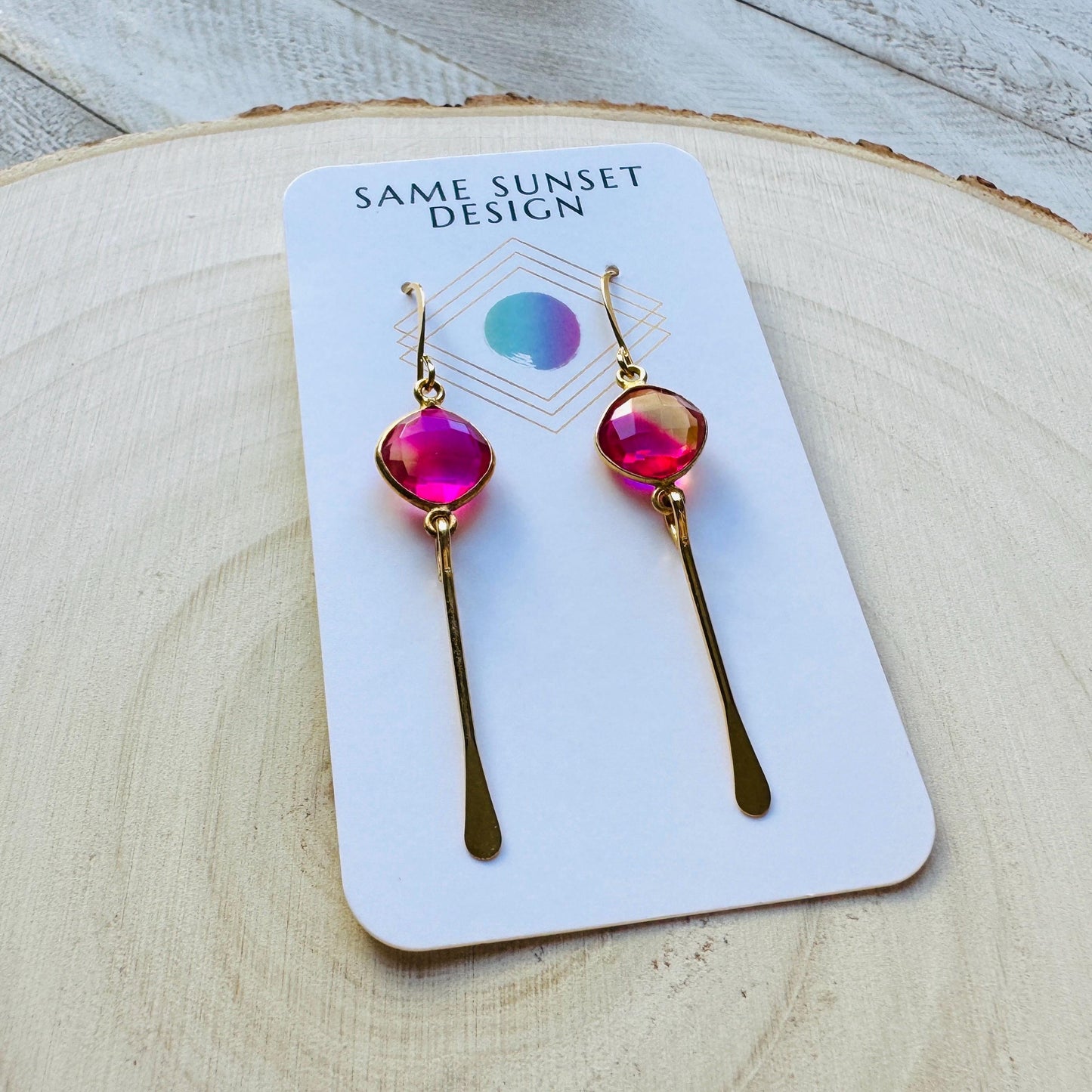 Aura Quartz Earrings