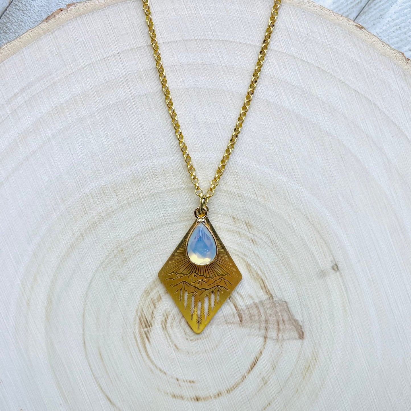 Opalite Mountain Necklace