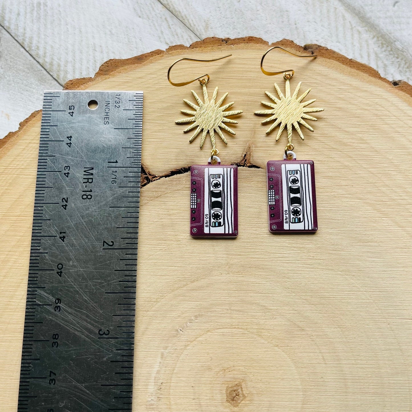 Cassette Tape Earrings