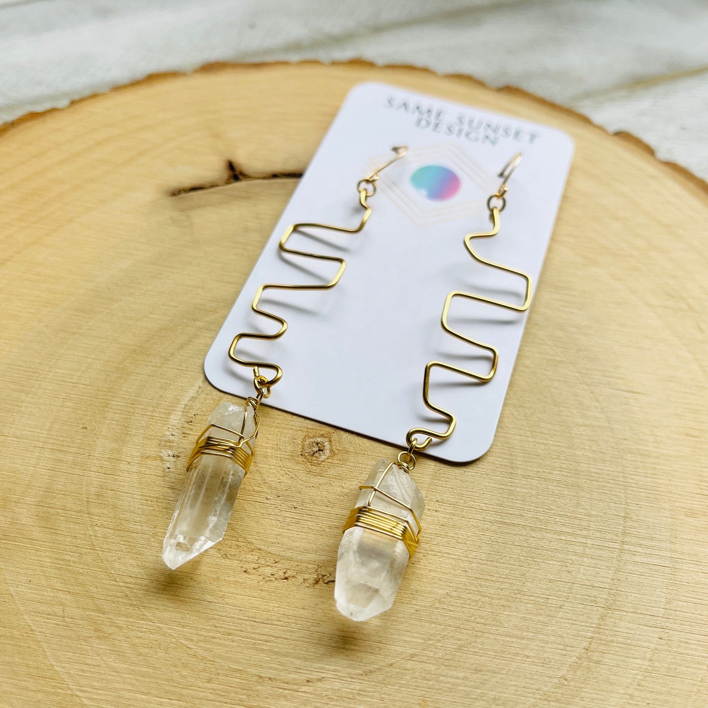 Quartz Earrings