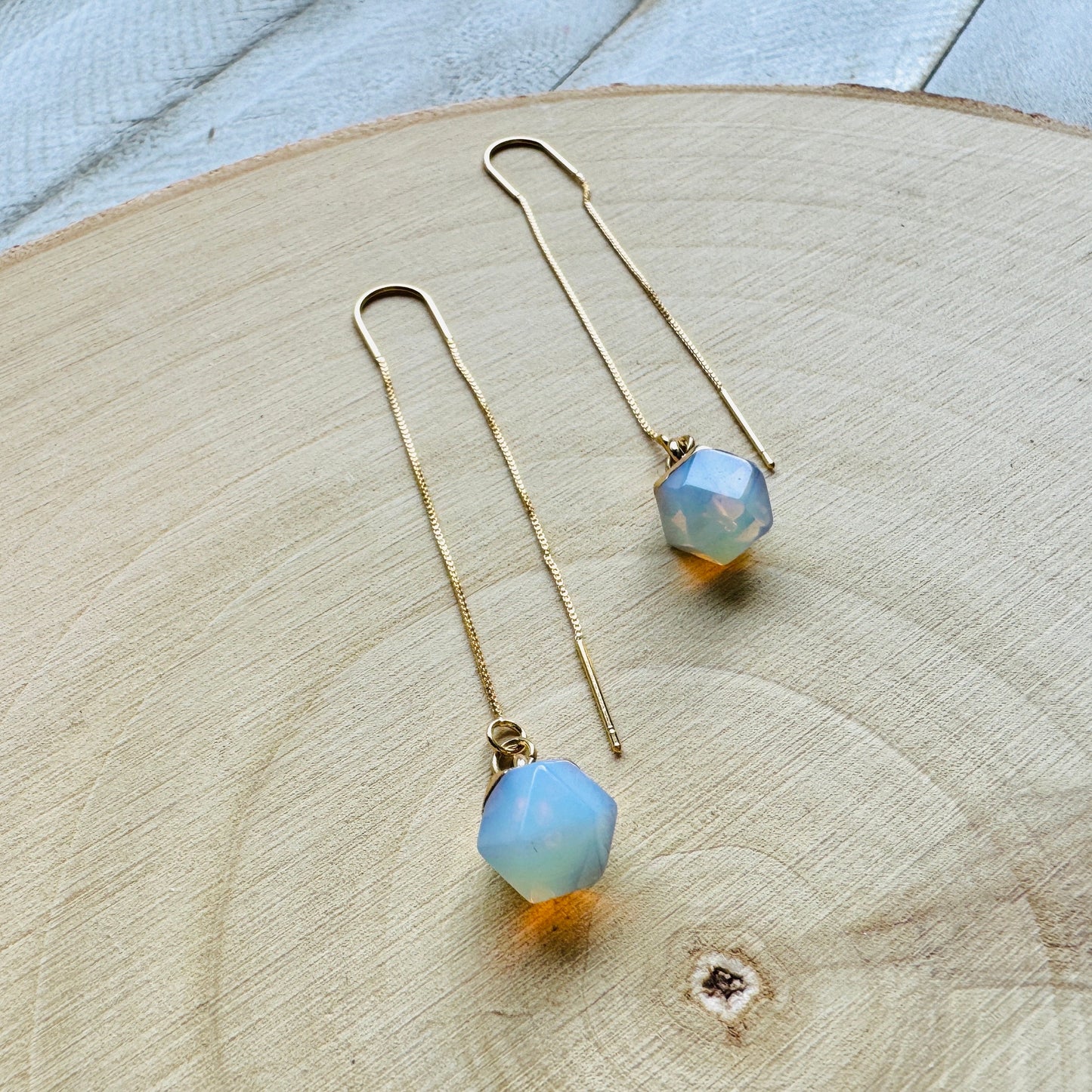Opalite Threader Earrings
