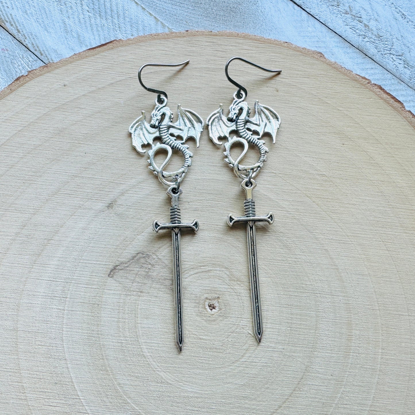 Dragon Sword Earrings