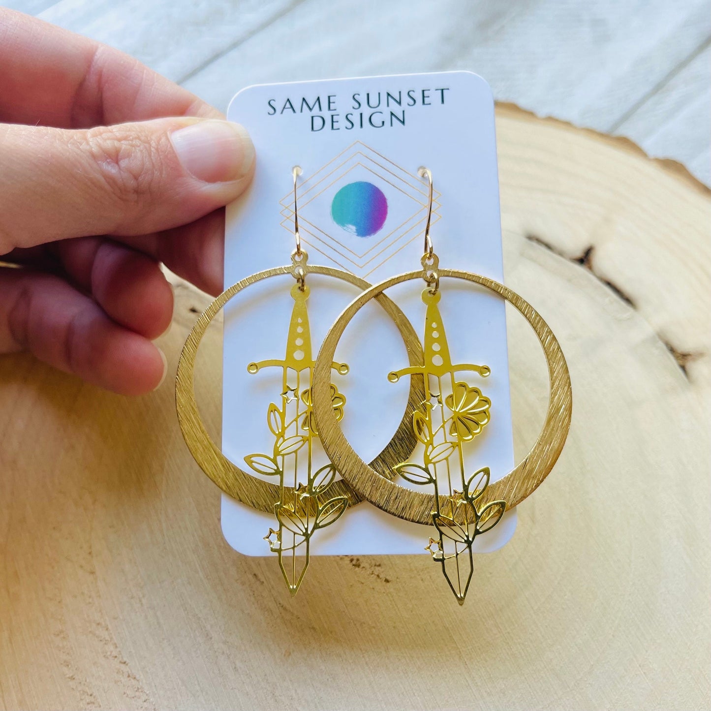 Sword Earrings