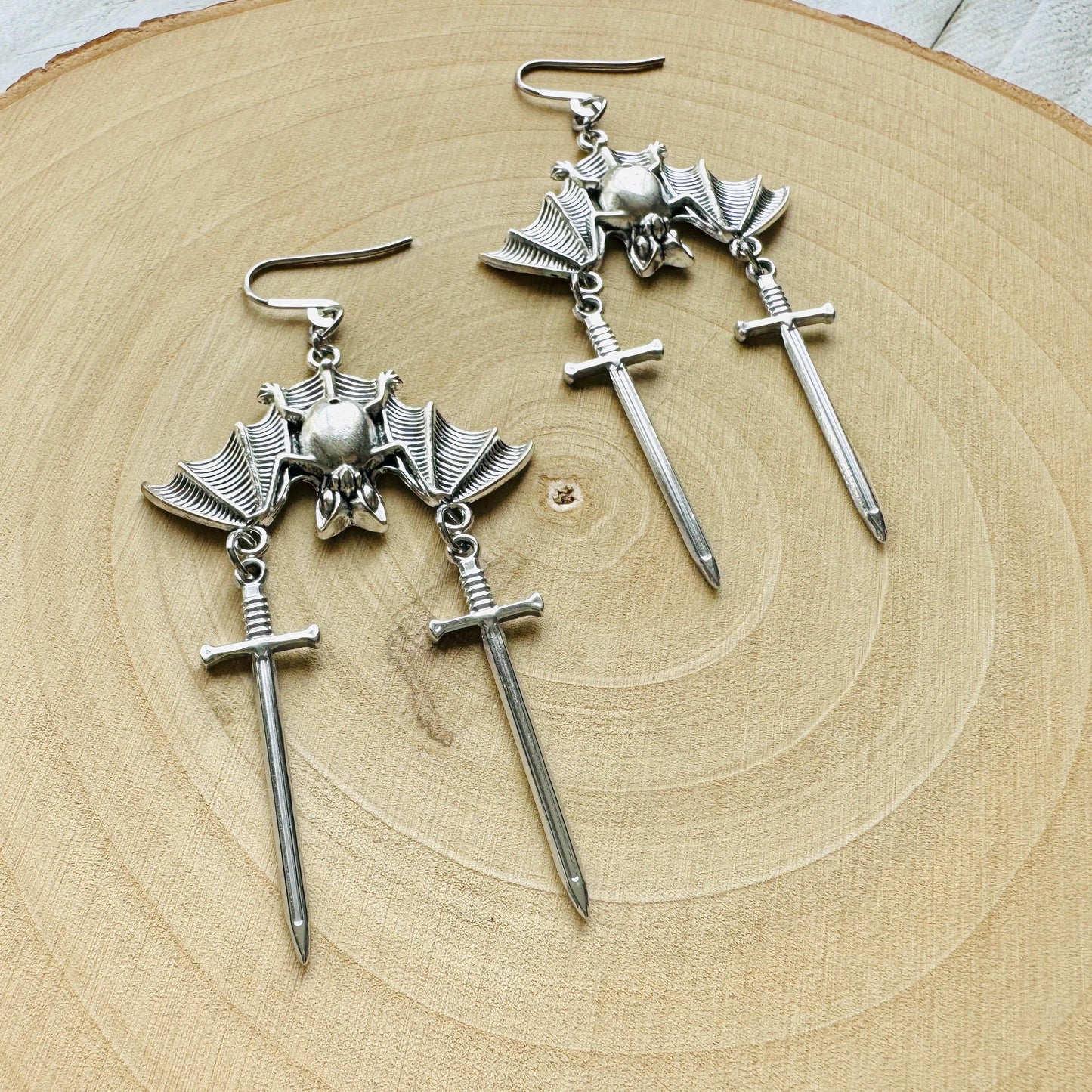 Bat Sword earrings