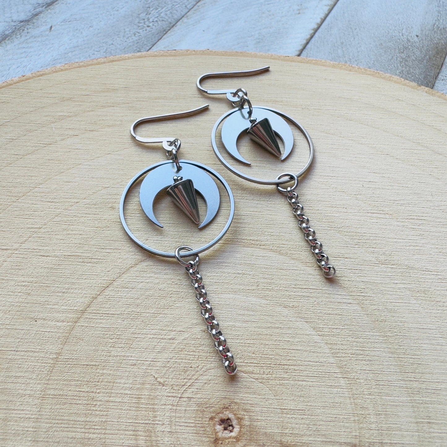 Moon Spike Earrings