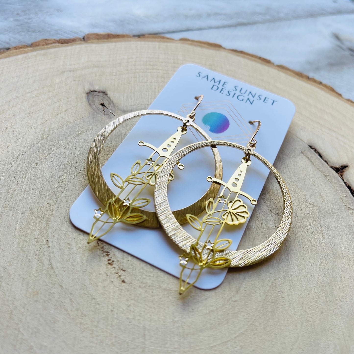 Sword Earrings