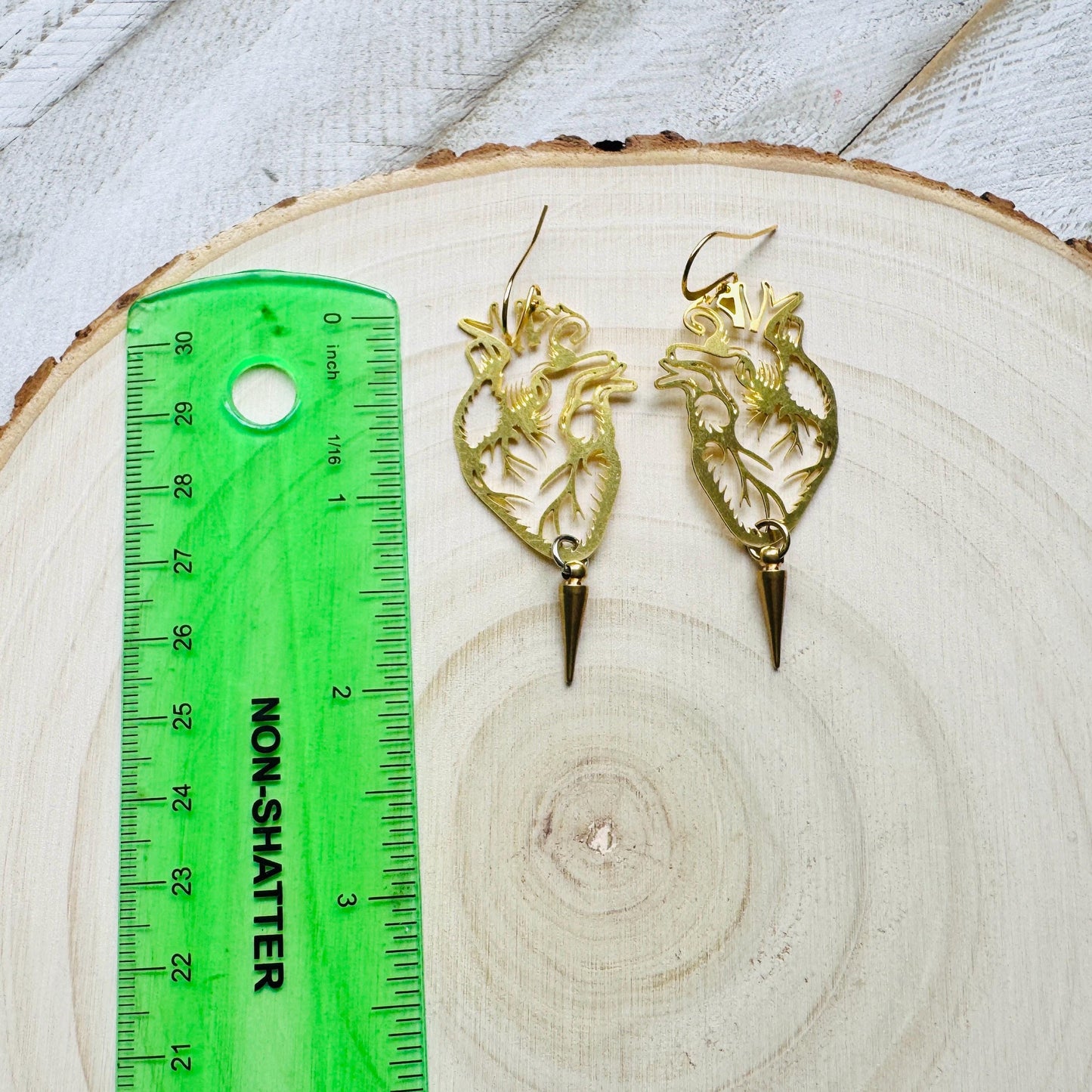 Anatomical Heart Earrings