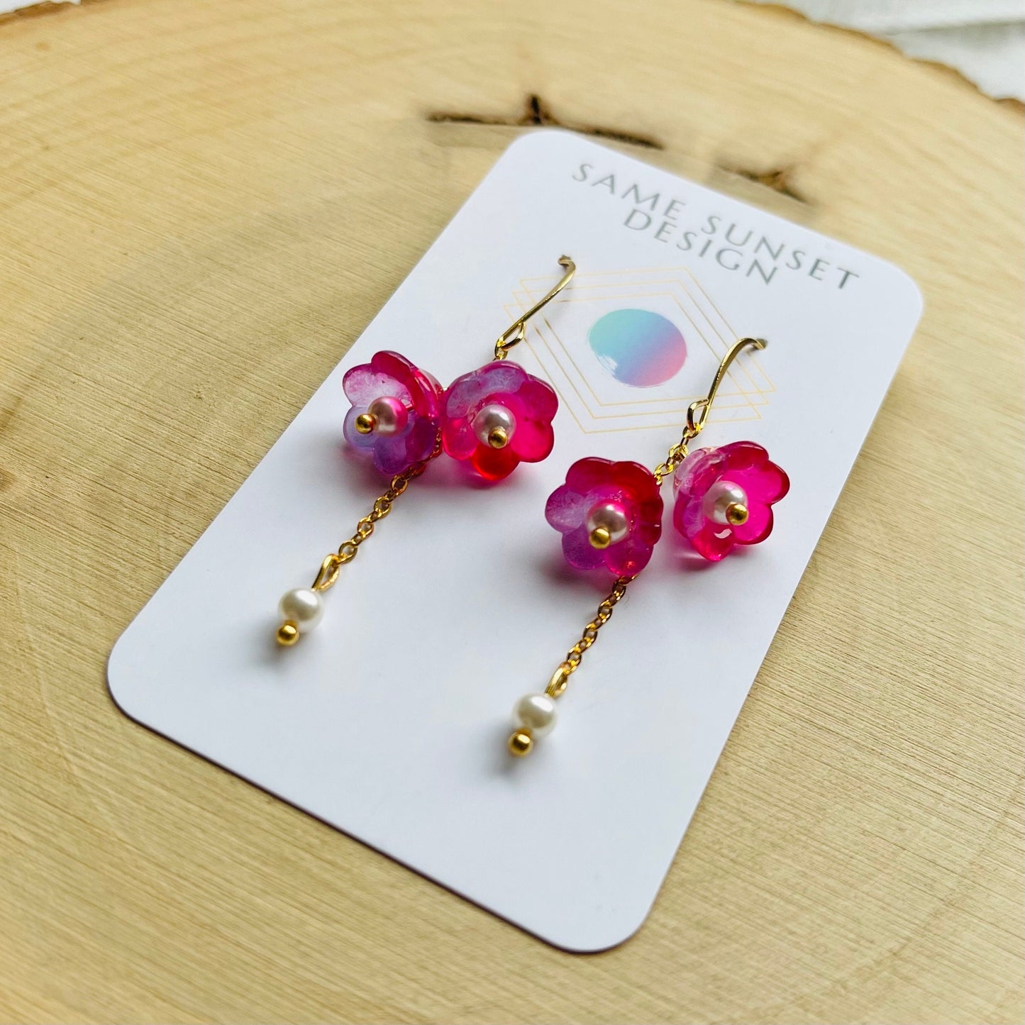 Flower Pearl Earrings