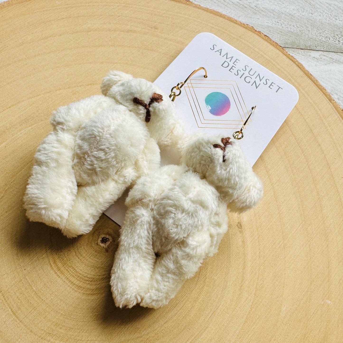 Teddy Bear Earrings
