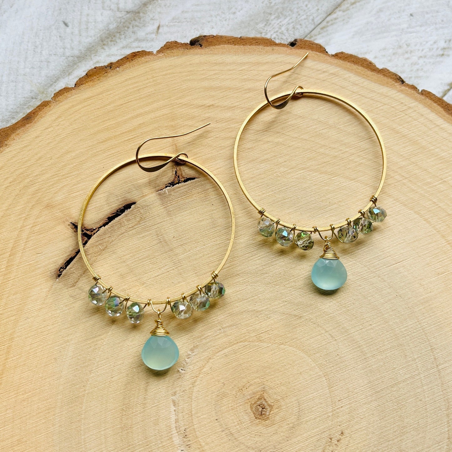 Chalcedony Earrings