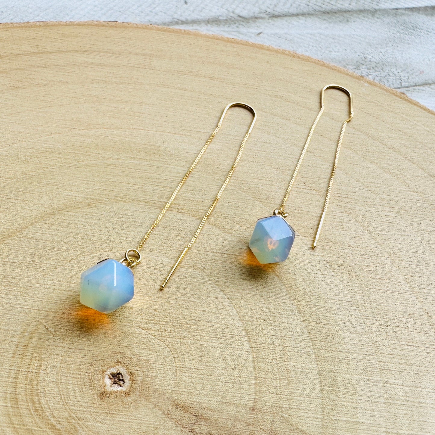 Opalite Threader Earrings