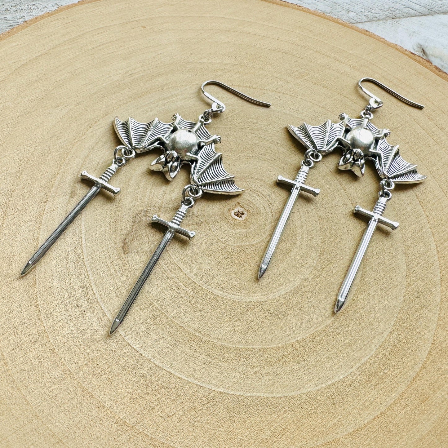 Bat Sword earrings