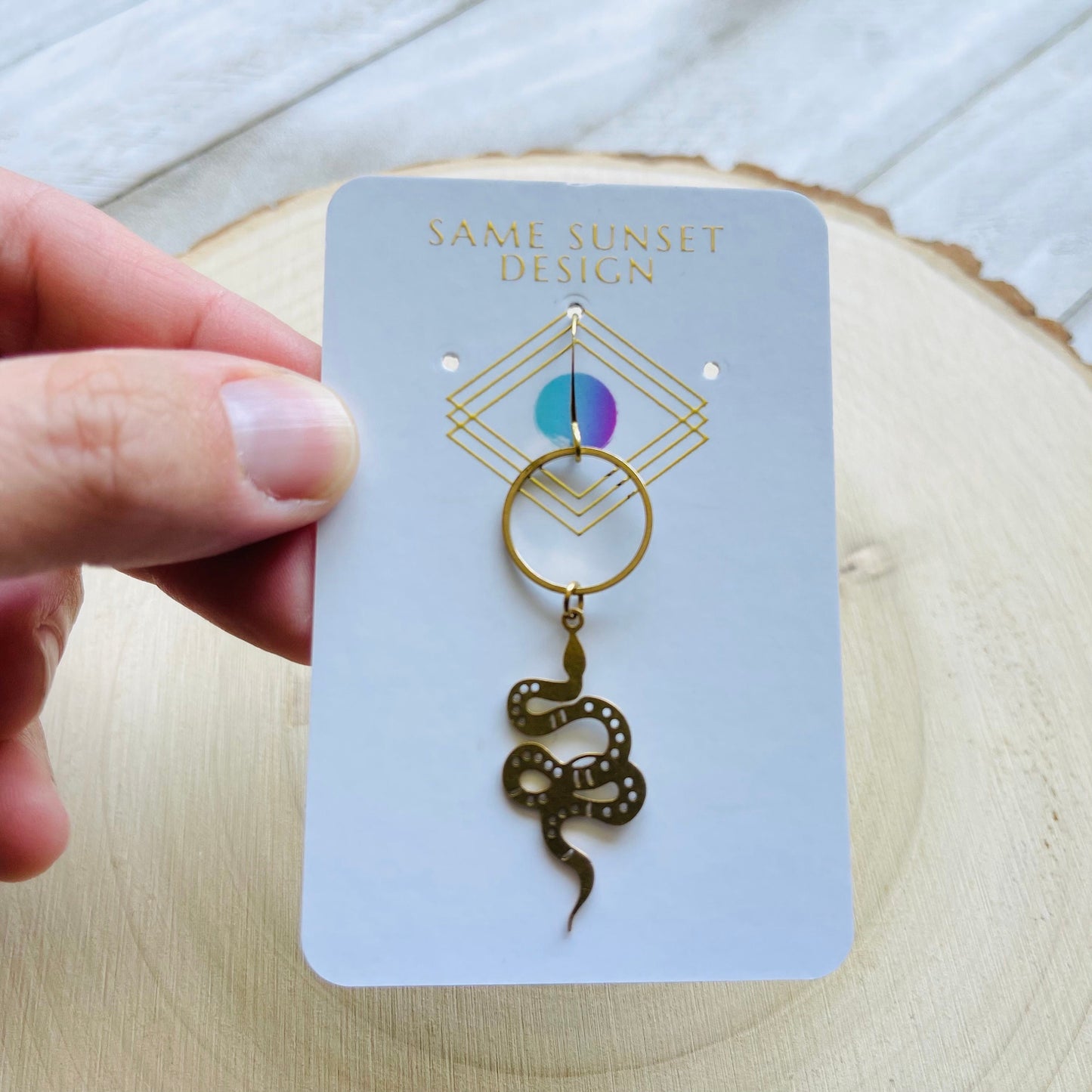 Single Snake Earring