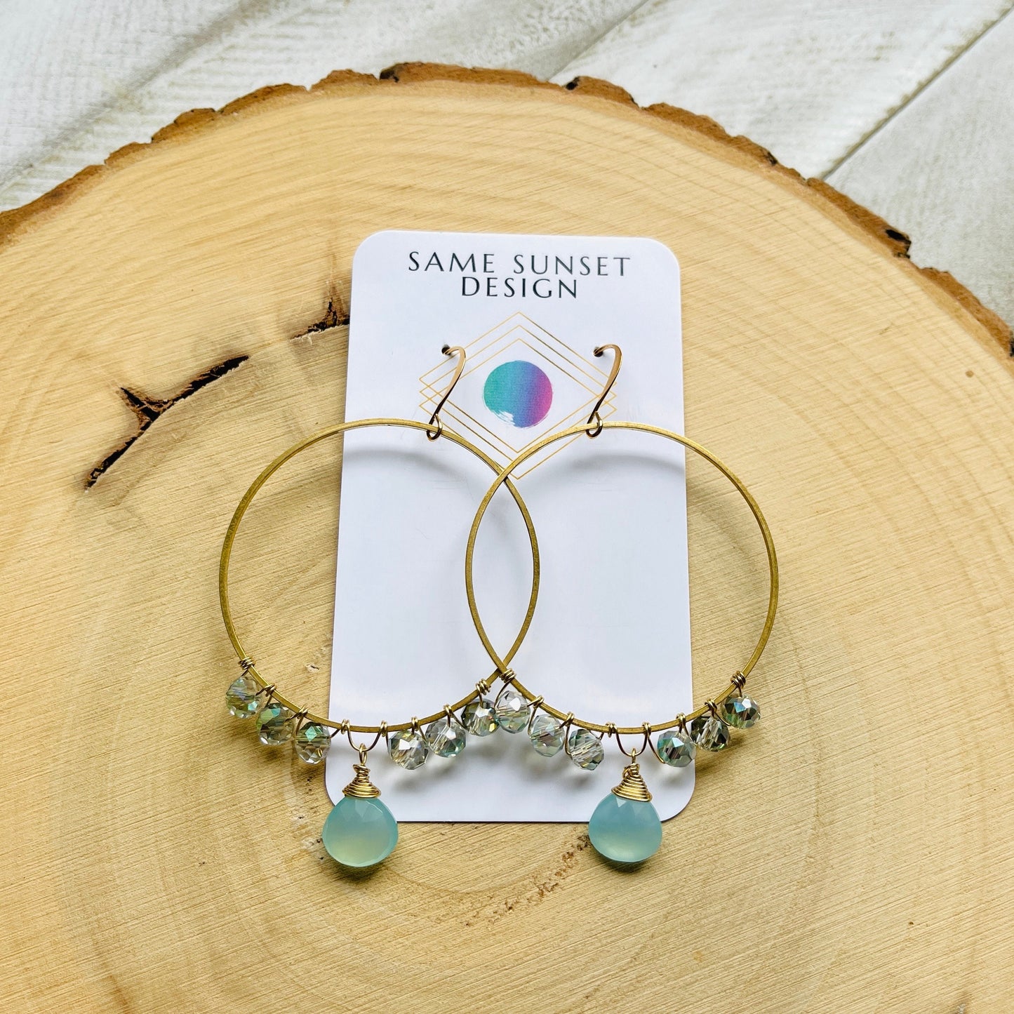 Chalcedony Earrings