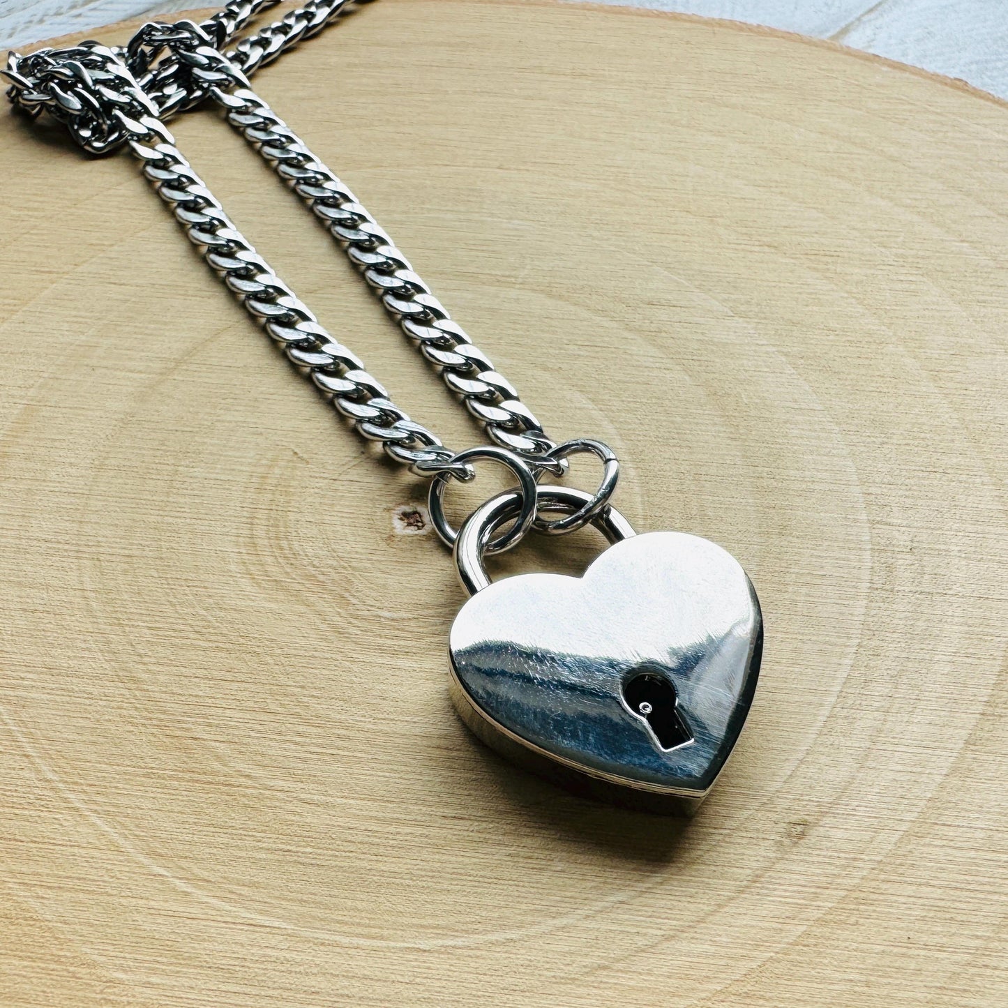 Stainless Steel Heart Necklace