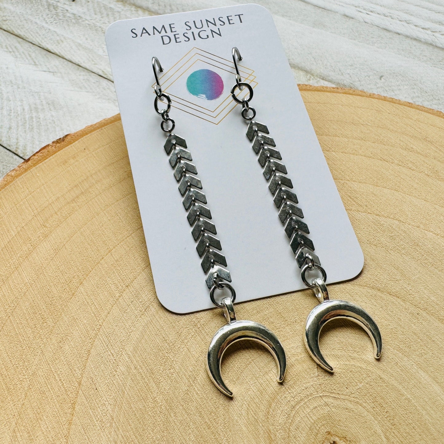 Crescent Moon Earrings