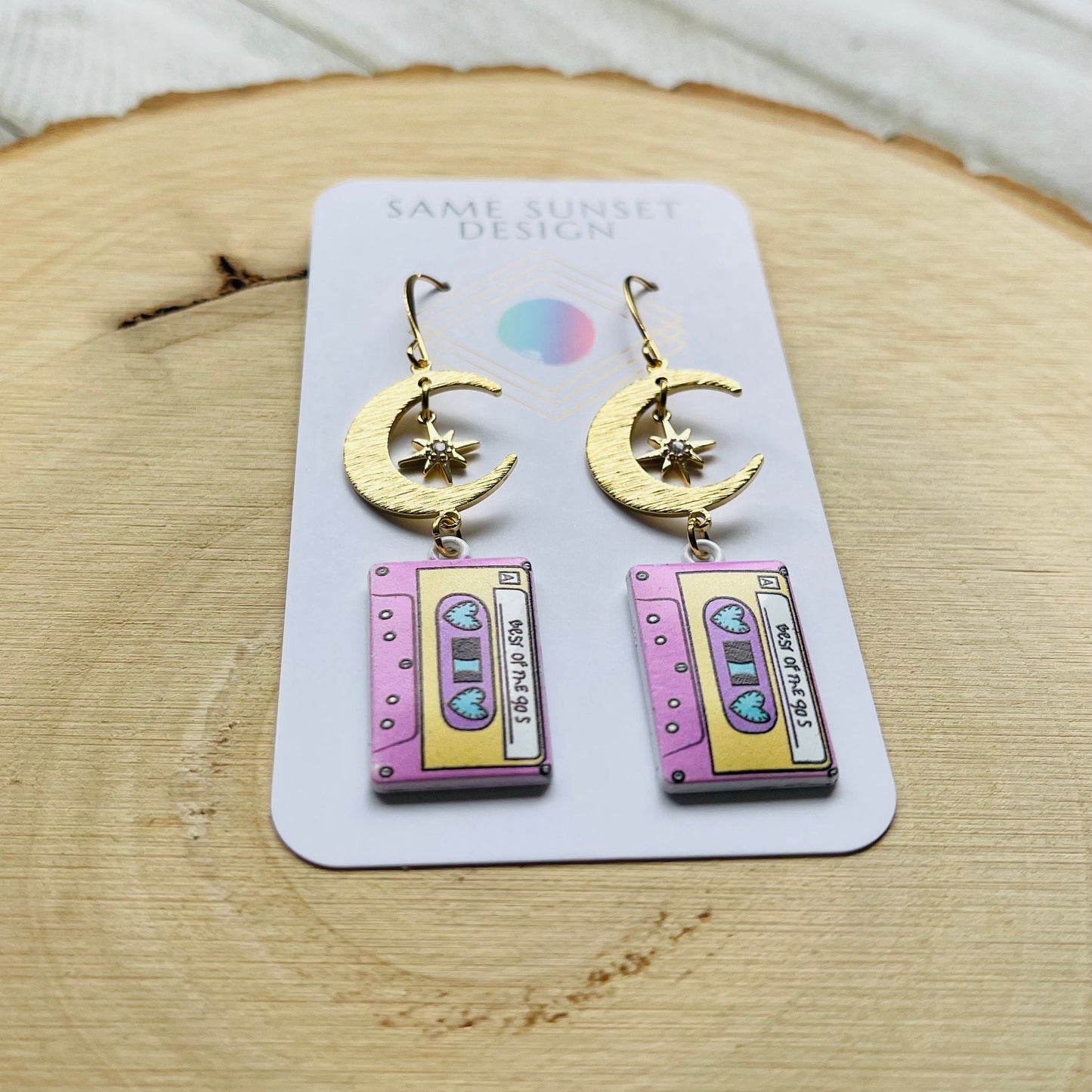 Cassette Tape Earrings
