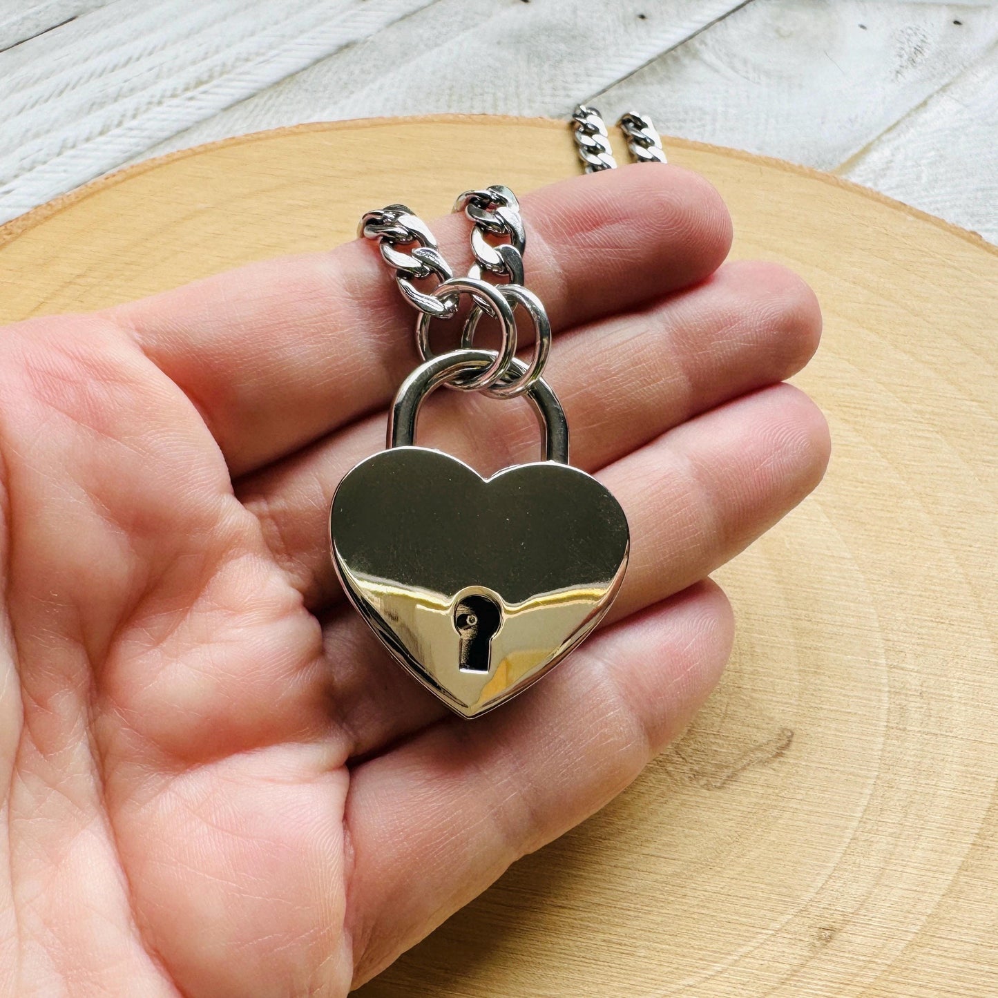 Stainless Steel Heart Necklace