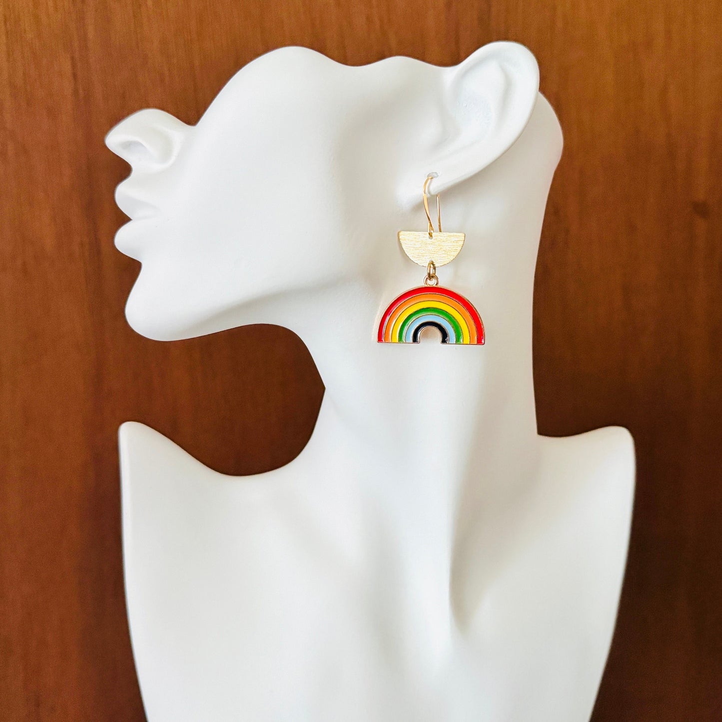Rainbow Dangle Earrings