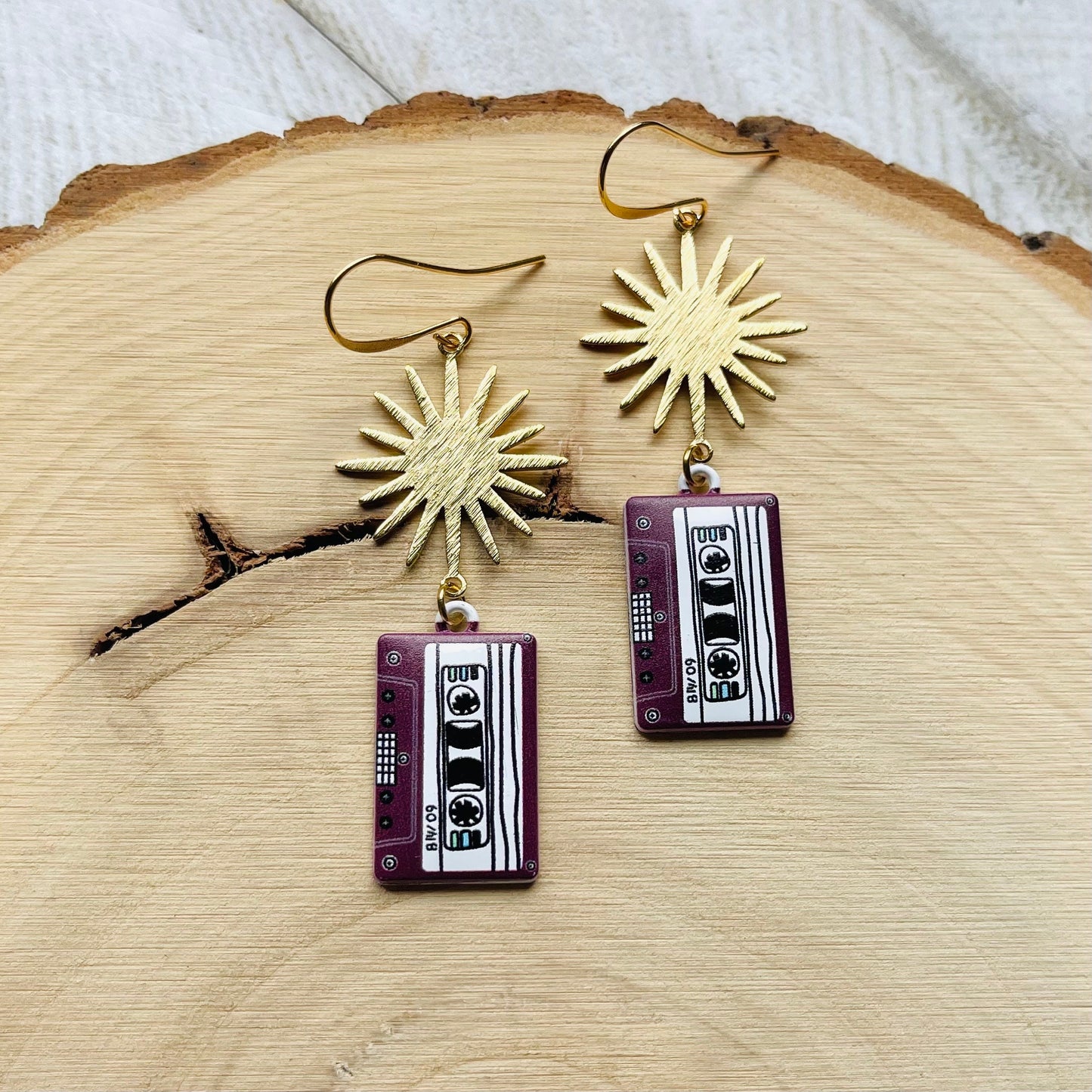 Cassette Tape Earrings