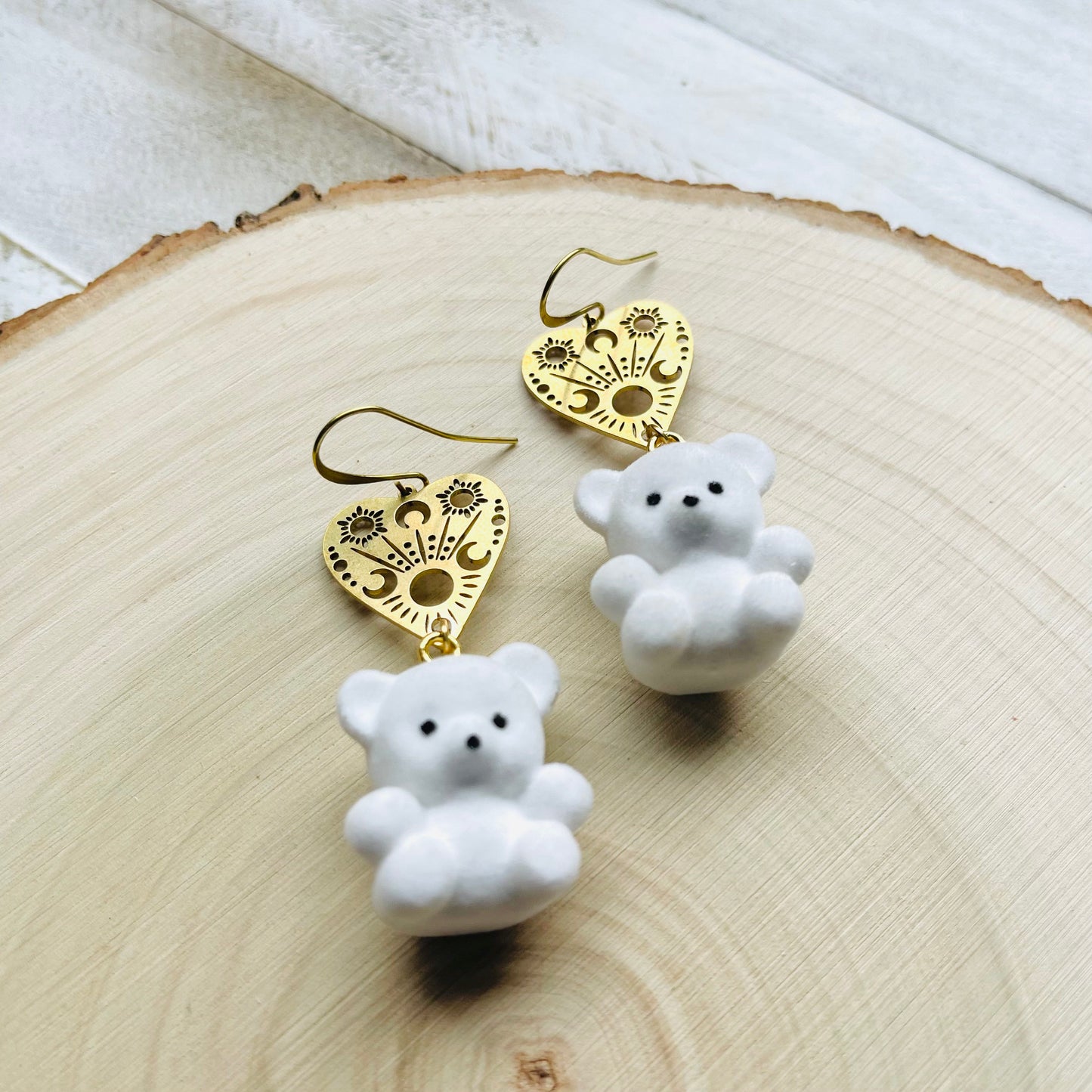 Teddy Bear Earrings