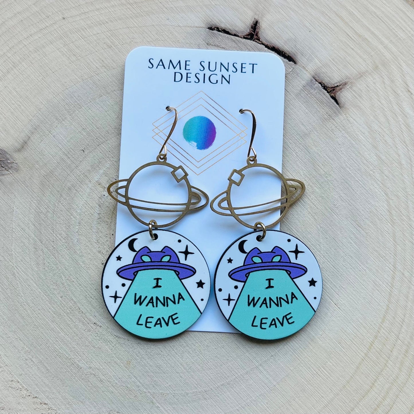 UFO Earrings
