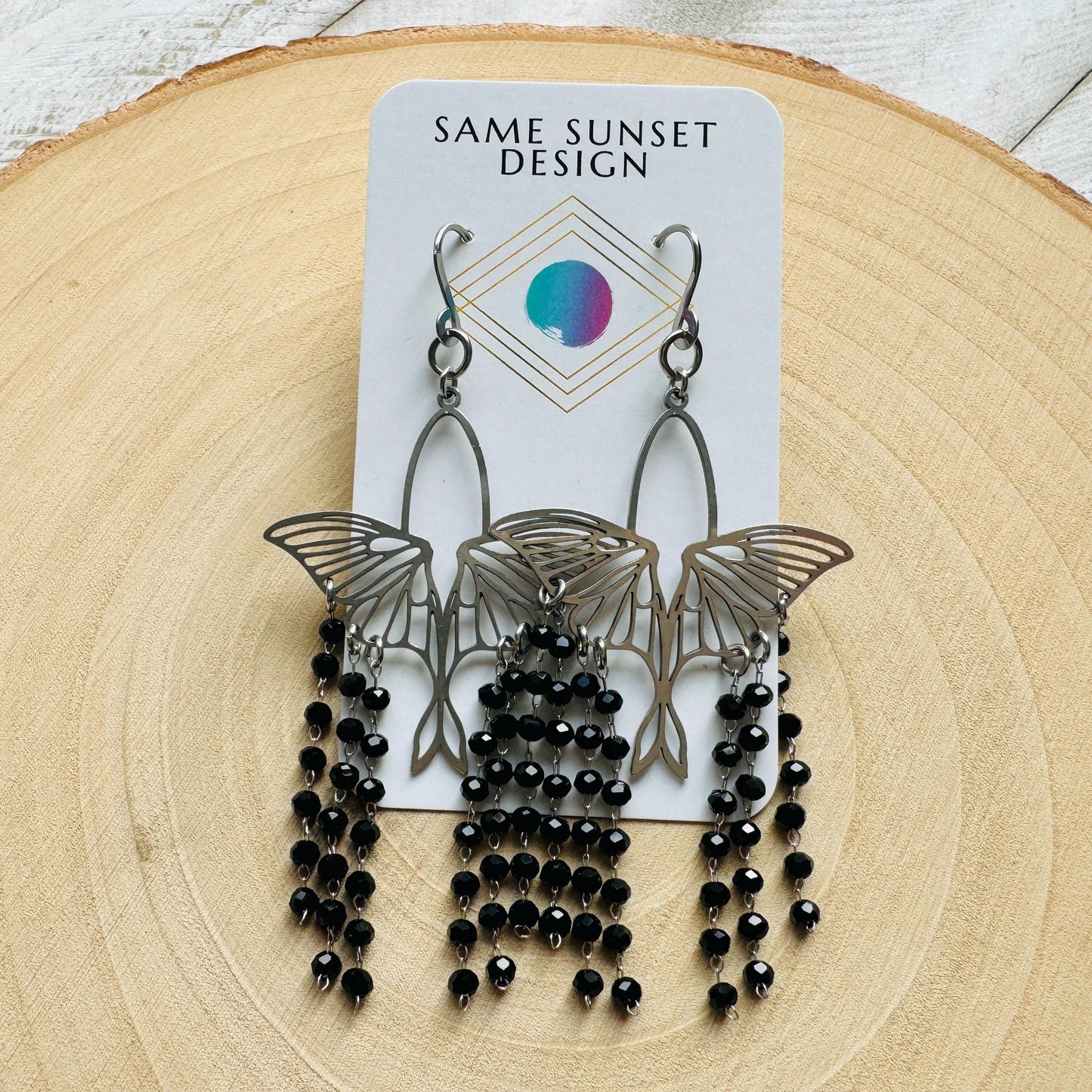 Moth Earrings