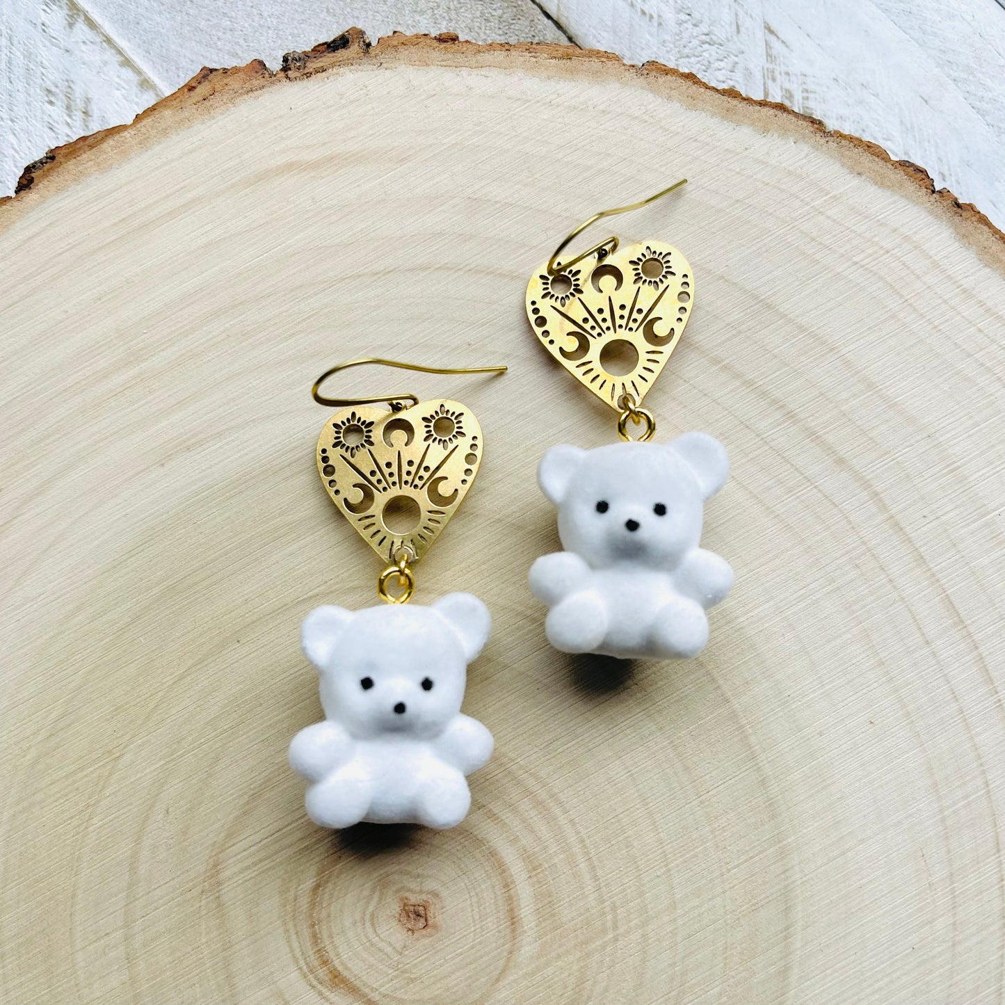 Teddy Bear Earrings
