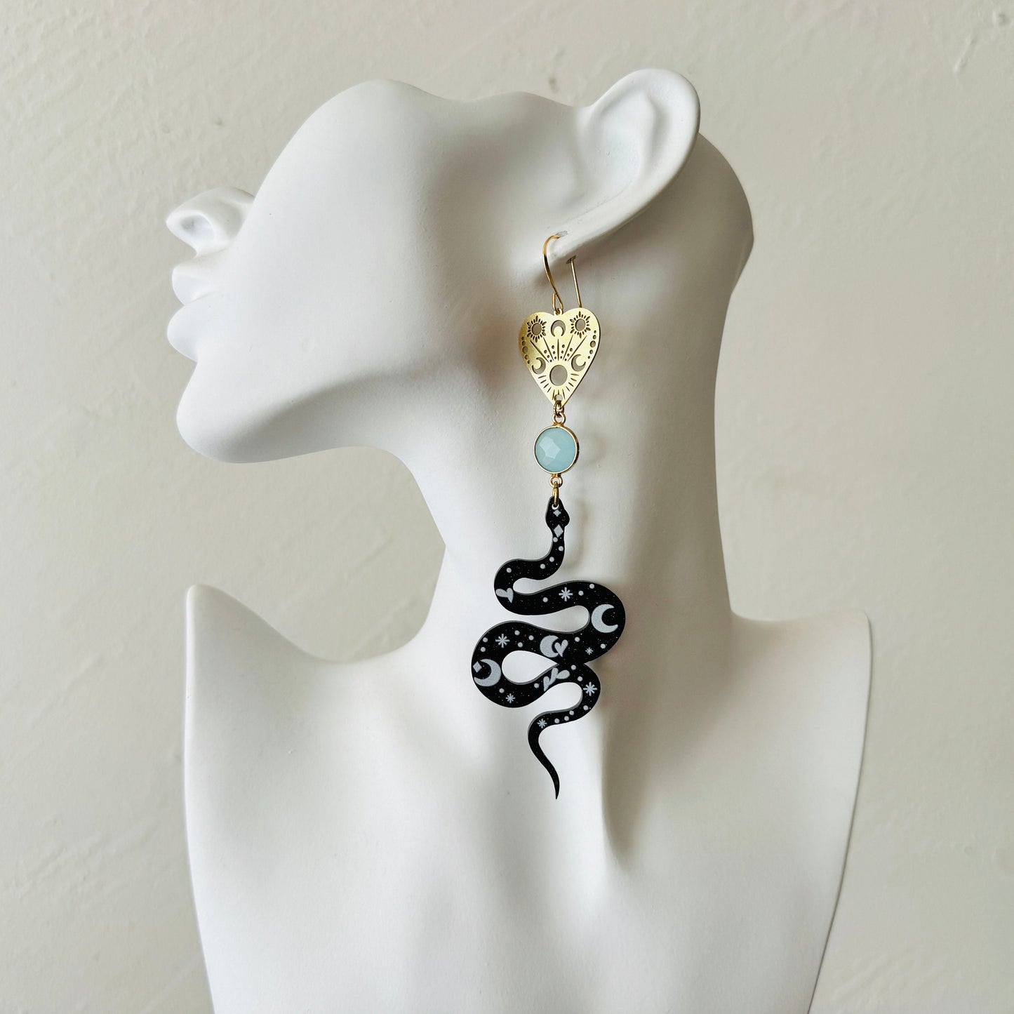 Snake Planchette Earrings