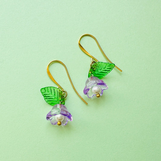 Flower Pearl Earrings