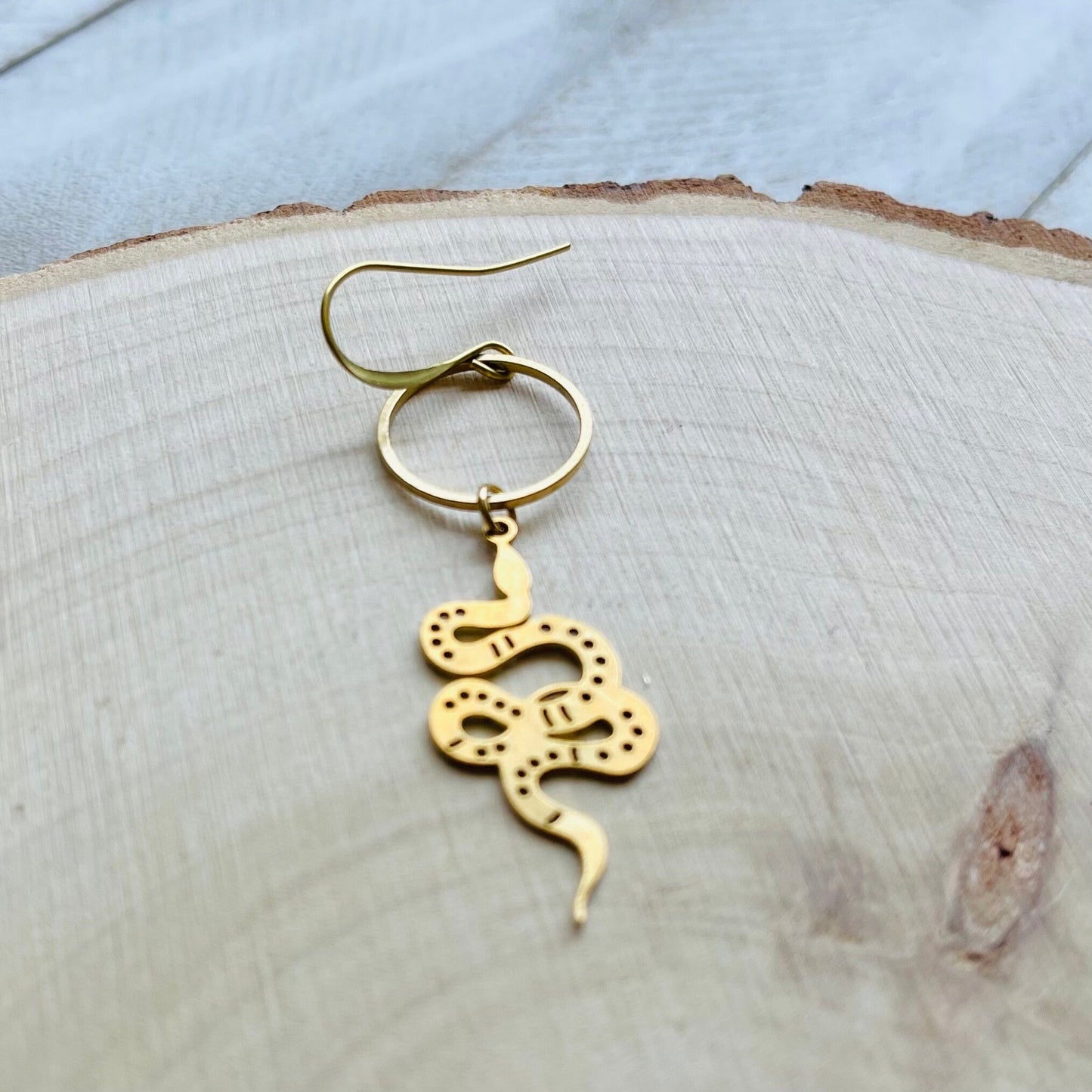Single Snake Earring